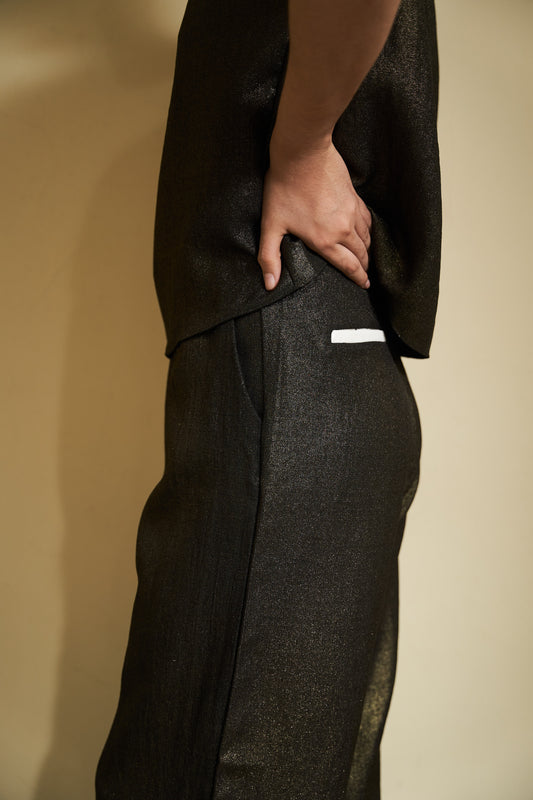 Pantalon rayon negro