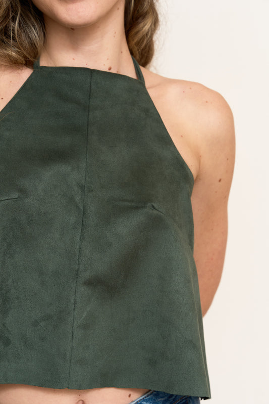 Top Scuba Halter Verde