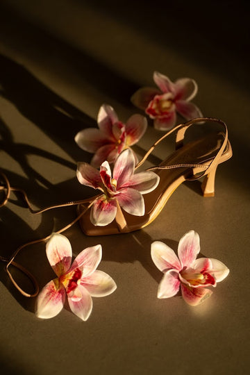 Orquídea cuero taupe 7/2