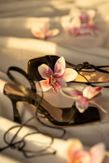 Orquídea cuero negro 7.5