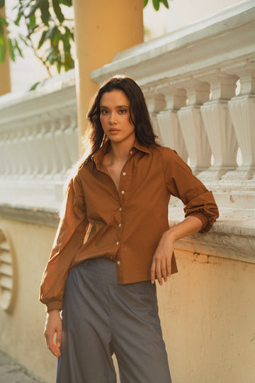 Camisera celin café