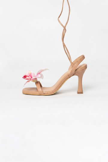 Orquídea cuero taupe 7/2
