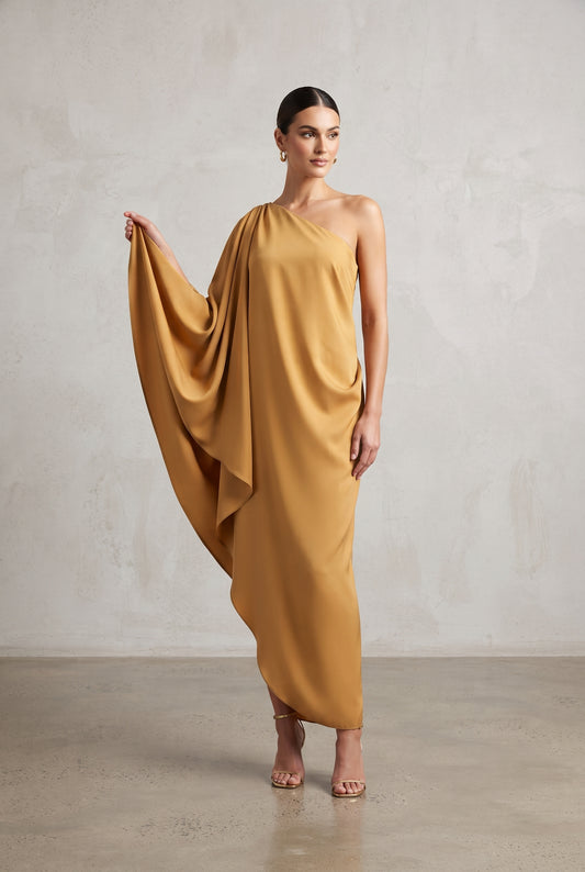 Vestido griega dorado