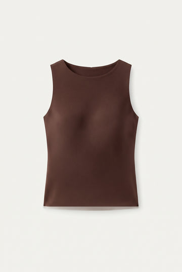 Top musculosa café