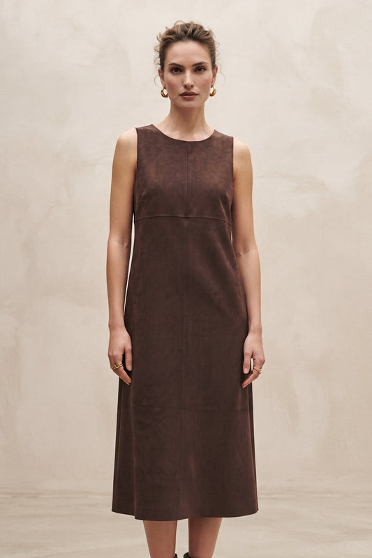 Vestido scuba talego cocoa