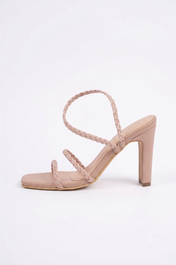Elfa tacón cuero taupe 7/2