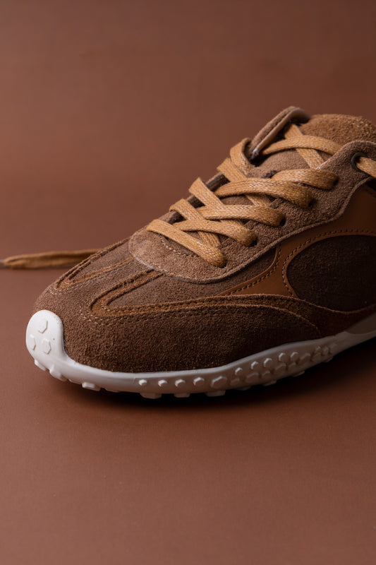 Tenis Senda cuero miel