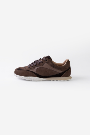 Tenis Senda cuero chocolate