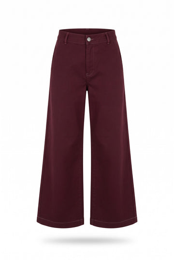 Pantalón dril vinotinto