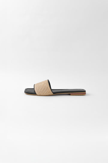 Flats  Alameda cuero negro